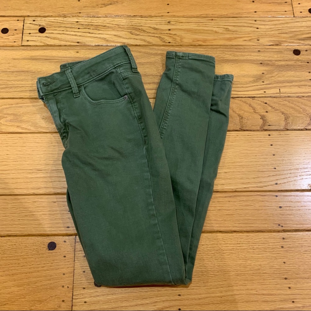 Army green Old Navy Rockstar Jeans